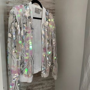ASOS Full sequin bomber jacket
